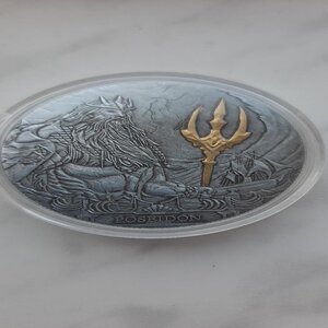 Moneda metalica Regele Poseidon 